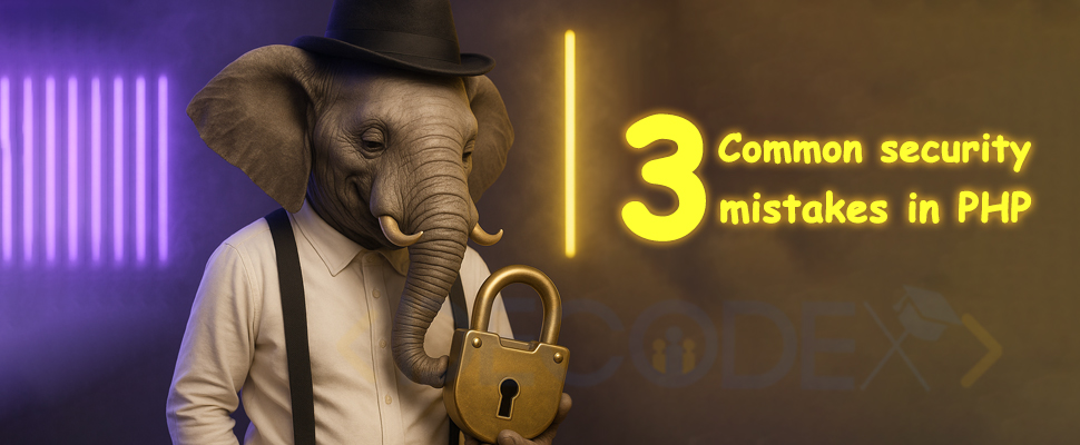 decodex | ۳ اشتباه امنیتی رایج در PHP و راه‌های جلوگیری ازشون