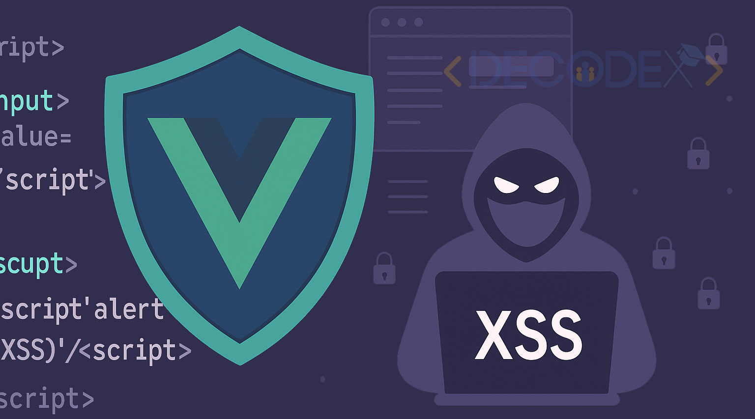 جلوگیری از حملات xss در vue